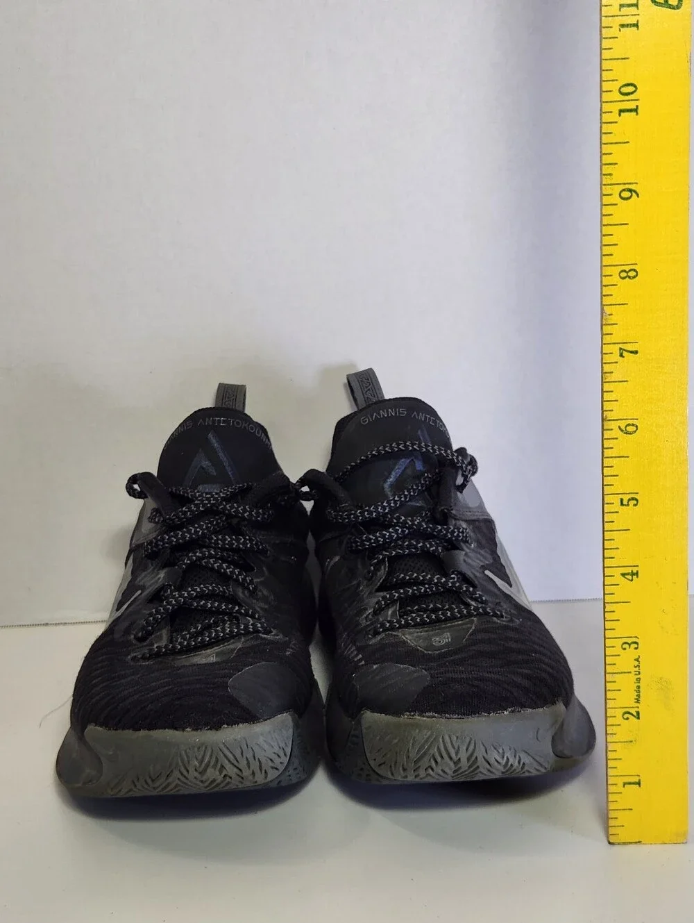 Nike Giannis Immortality Men's US 8 Low Top Basketball Sneakers Shoes Black Grey